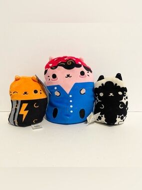 Cats vs Pickles Chonks Rosie Mini Jolt Rorsch Beanbag Plush 2022 4” Stuffed Toy